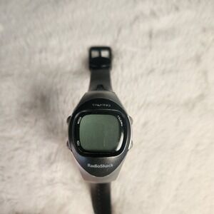 Vintage RadioShack Talking Watch.  Y2K. Black & Silver. Untested. Unisex